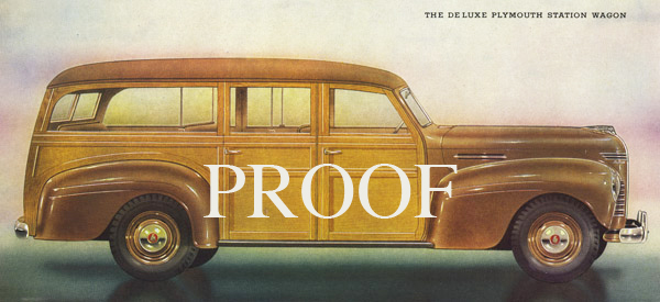 1940 Plymouth Wagon